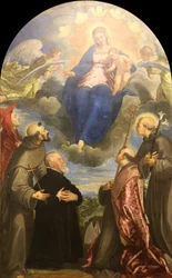 Virgen en la gloria
